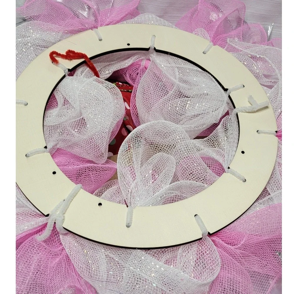 Merry Christmas wreath holiday decor Christmas gift bright shiny weath whimsical